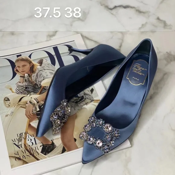 Roger Vivier Flower Strass T65